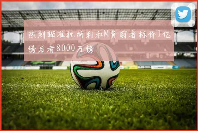 热刺瞄准托纳利和M费前者标价1亿镑后者8000万镑